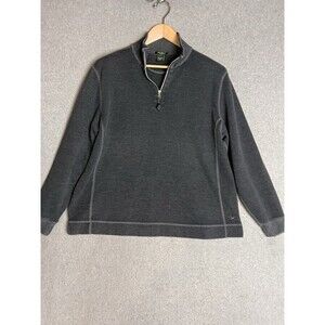 Eddie Bauer Men's XXL Knit Outdoor Sweater Cotton Blend Pullover Gray